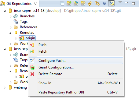 Eclipse - Configure Git